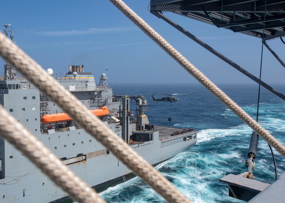 Nimitz Conducts Replenishment-At-Sea