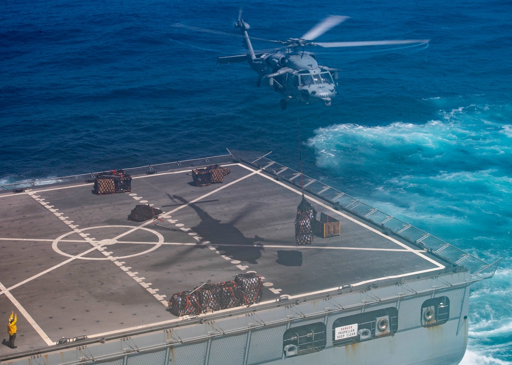 Nimitz Conducts Replenishment-At-Sea