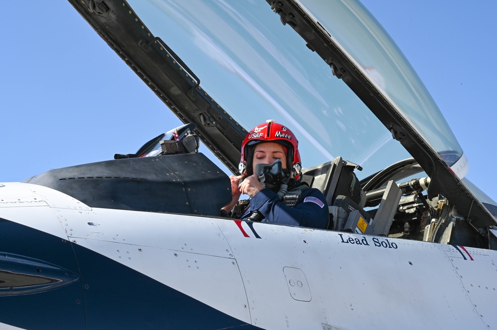 Thunderbirds at Joint Base Langley Eustis