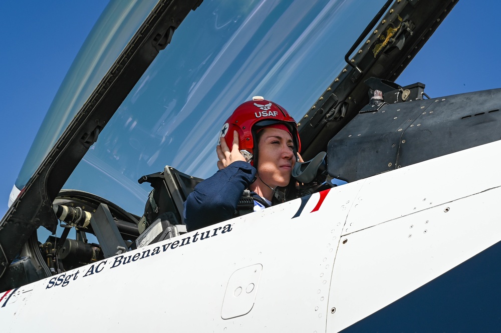 Thunderbirds at Joint Base Langley Eustis