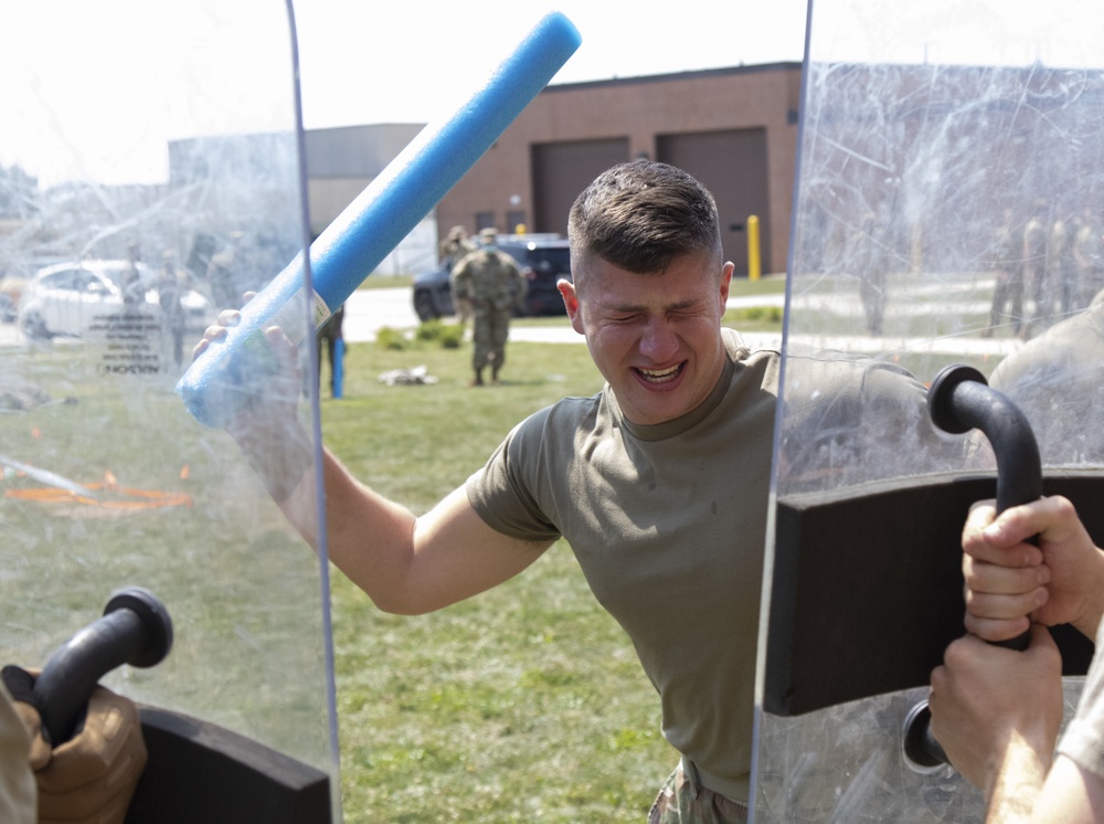 Military Police Conducts Oleoresin Capsicum Training