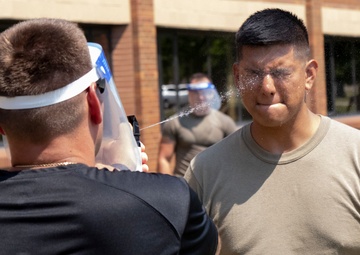 Military Police Conduct Oleoresin Training
