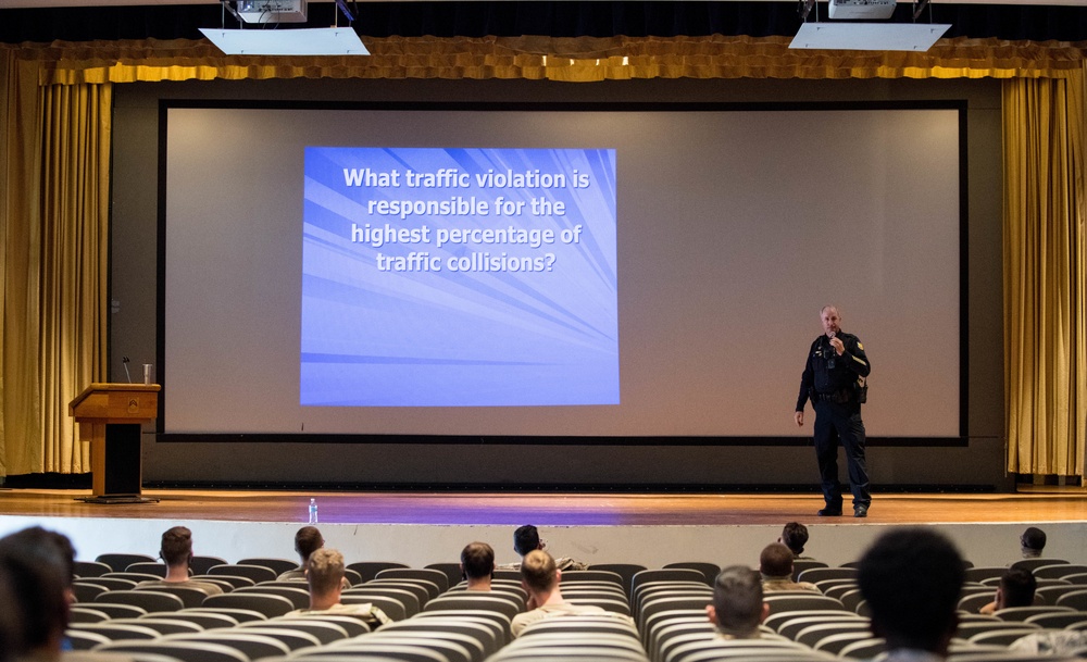 56 AMXS Airmen learn the importance of safe driving