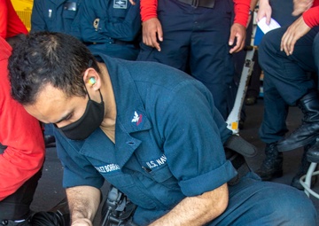 USS America (LHA 6) Conducts Small Arms Qualification