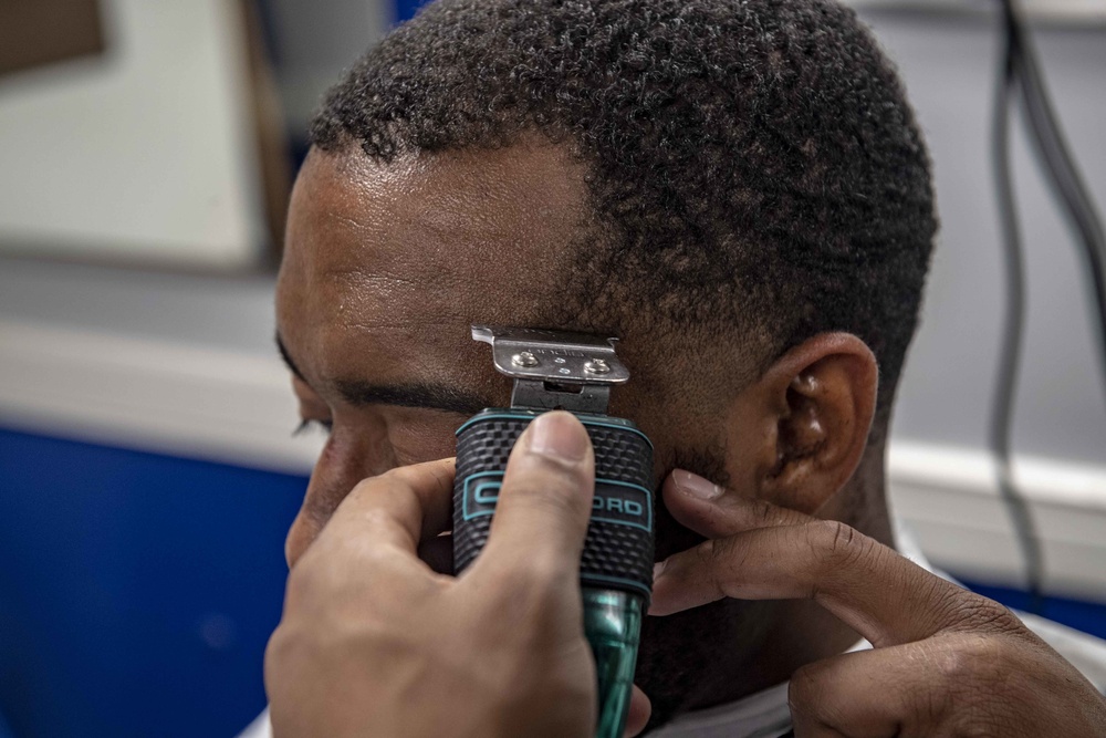 USS Shiloh Barber Shop