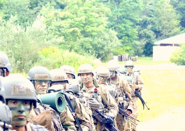 Officer Candidates participate in field training experience