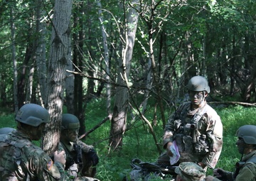 Officer Candidates participate in field training experience