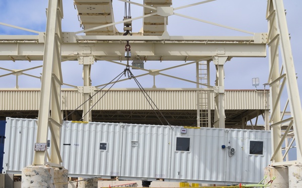 Negatively Pressurized Conex arrives at Travis AFB