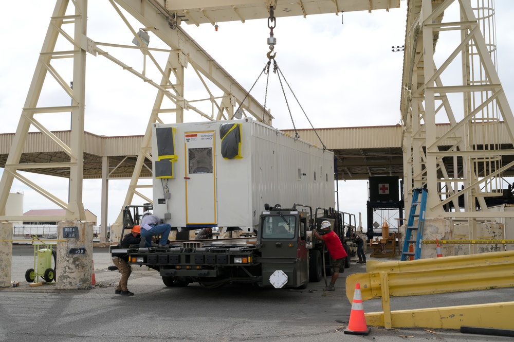 Negatively Pressurized Conex arrives at Travis AFB