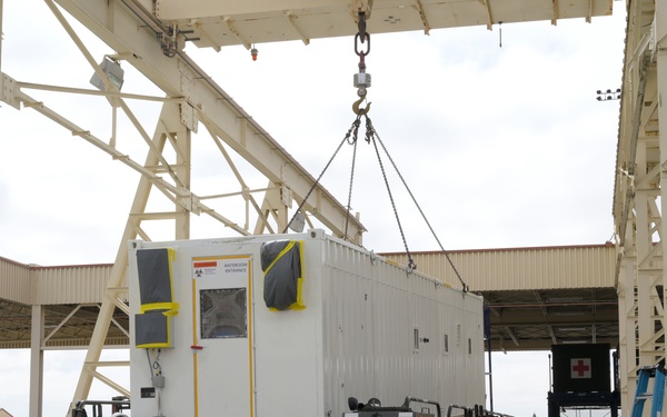 Negatively Pressurized Conex arrives at Travis AFB