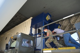Negatively Pressurized Conex arrives at Travis AFB