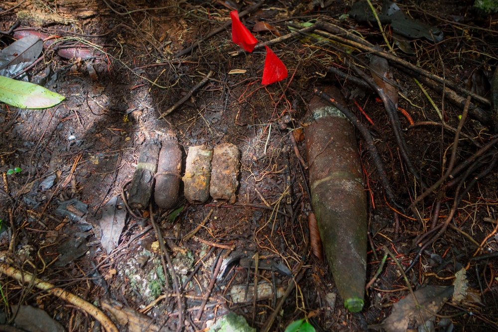 Transfer of responsibly | TF KM20 EOD transfer UXO to PNS personnel in Peleliu