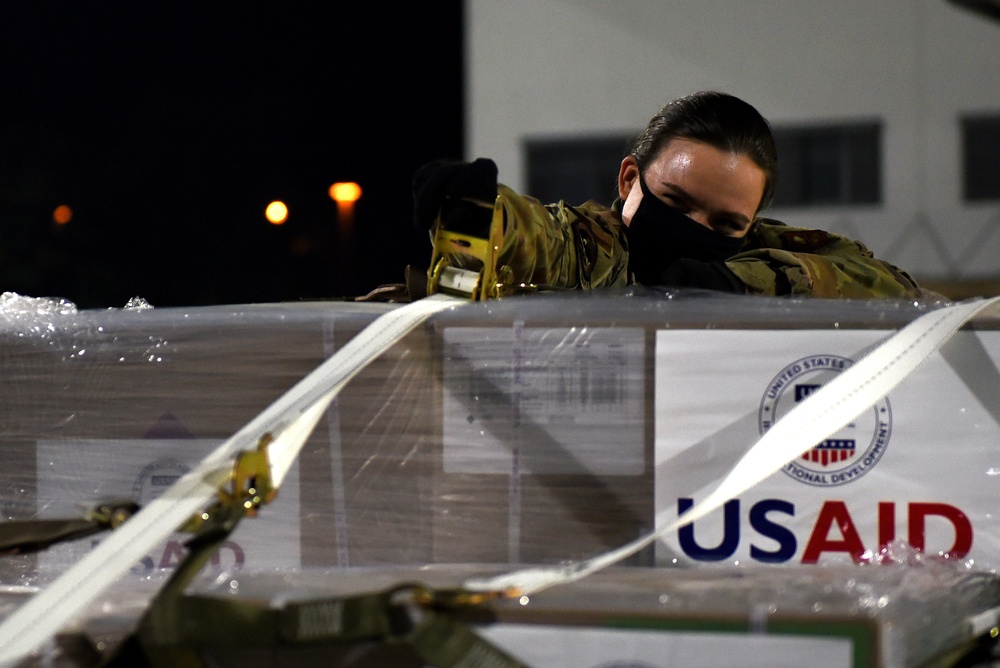 Ramstein transports USAID medical aid to Beirut