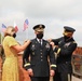 V Corps flag unfurled, commanding general promoted