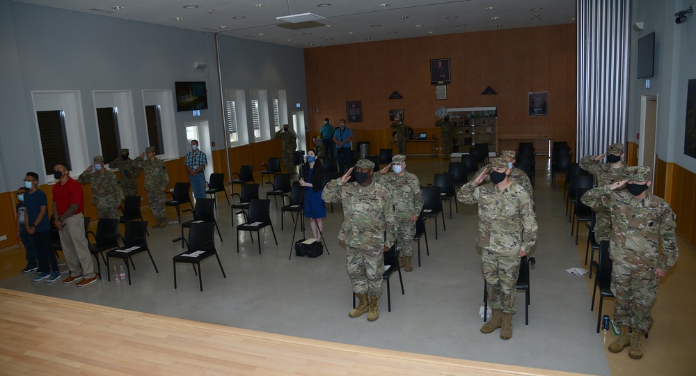 Dental Health Command Europe, Change of Responsibility Ceremony