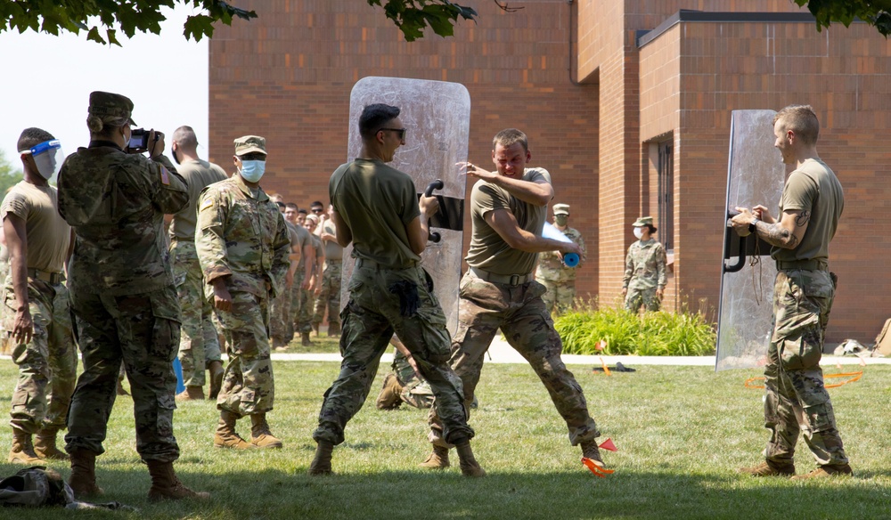 822nd Military Police Company conduct OC training