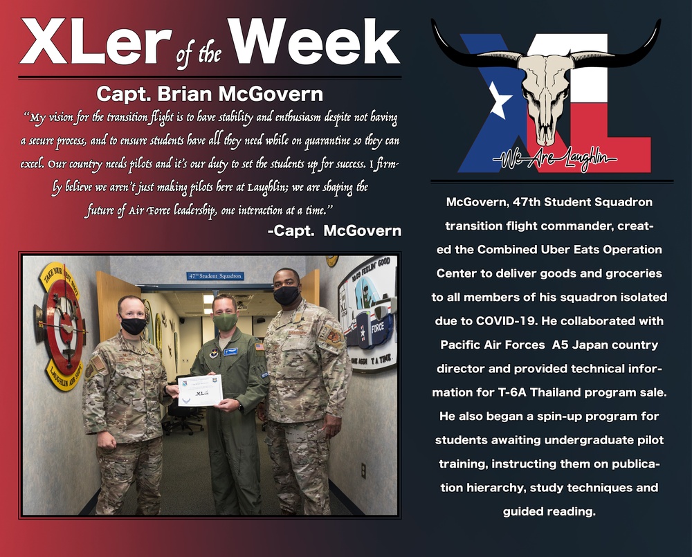 XLer of week: Capt. Brian McGovern