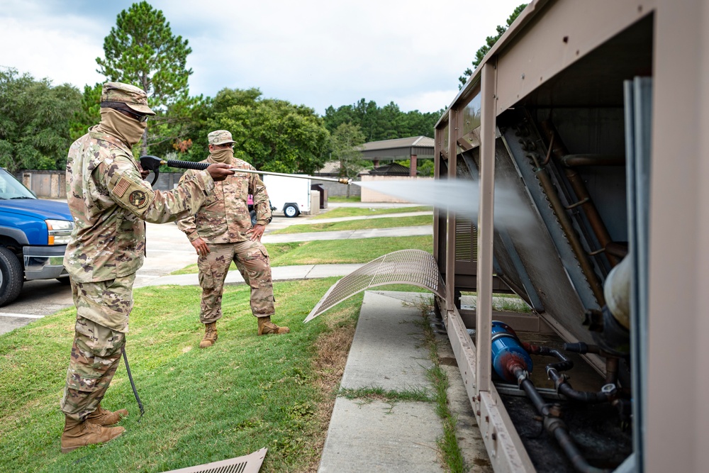 HVAC/R Airmen work through pandemic