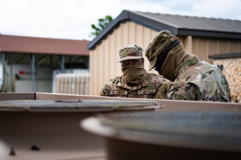 HVAC/R Airmen work through pandemic