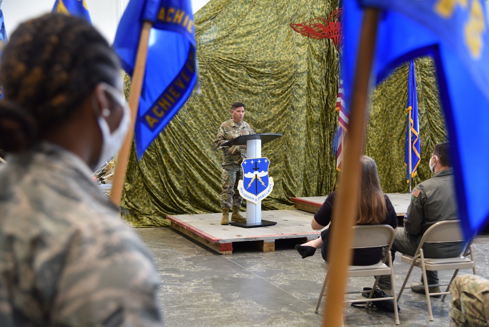403rd MSG Assumption of Command 2020