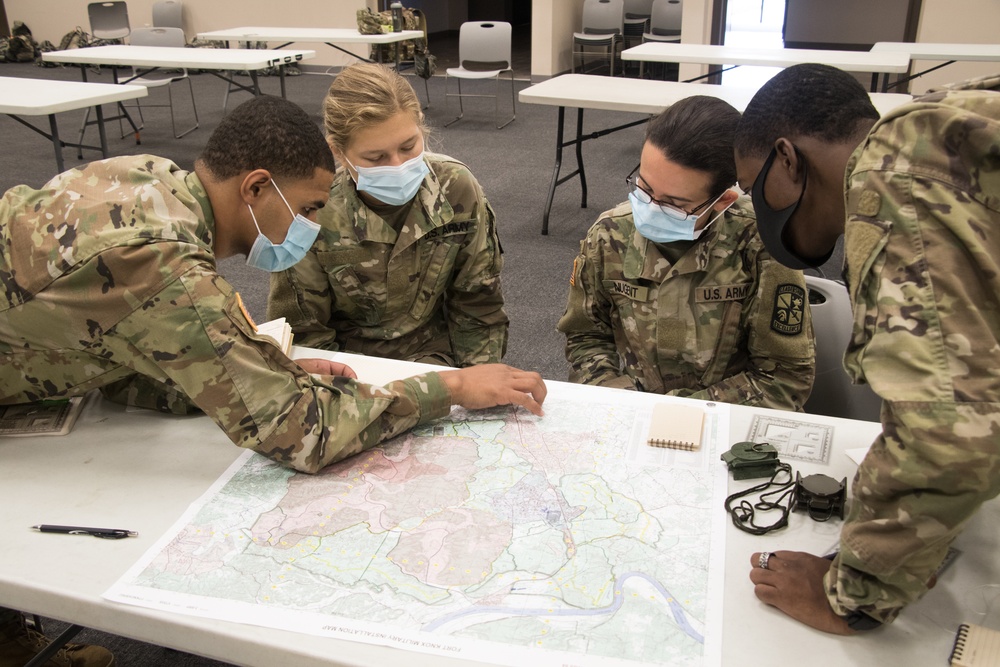 Land Navigation Class, Basic Camp, 3rd Brigade Operation Agile Leader