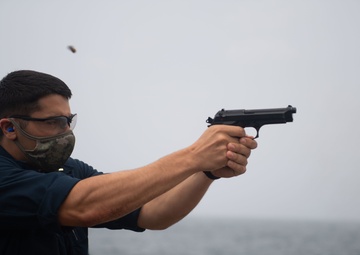 USS Princeton conducts M9 training