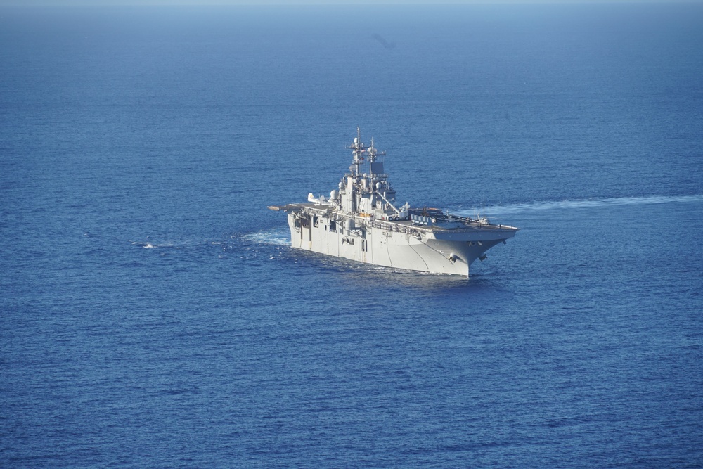 The Hawaii Army National Guardʻs newest aircraft arrives on board Naval Vessel.