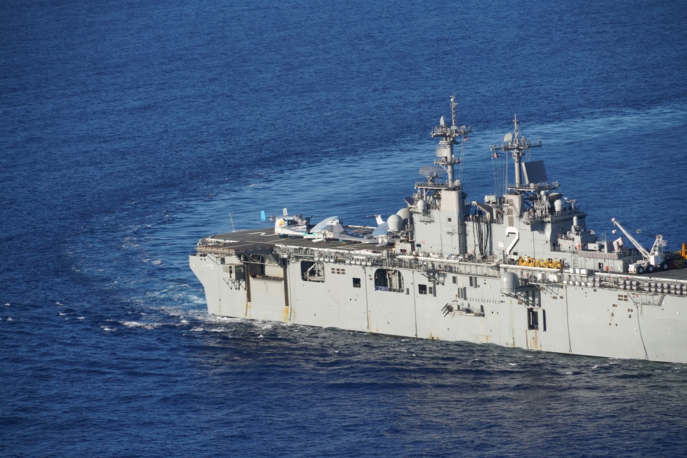 The Hawaii Army National Guardʻs newest aircraft arrives on board Naval Vessel.