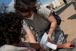 Airmen from Tinker, Will Rogers participate in tactical medical training