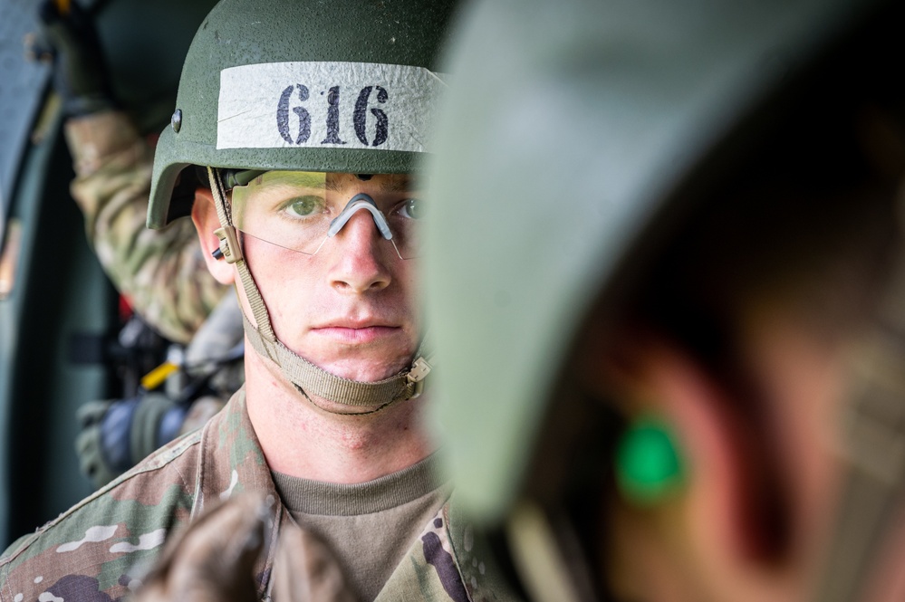 New Jersey National Guard assists West Point cadets rappel training