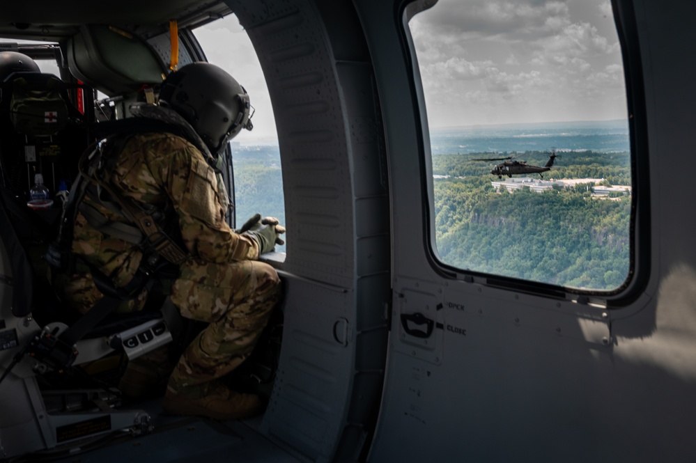 New Jersey National Guard assists West Point cadets rappel training