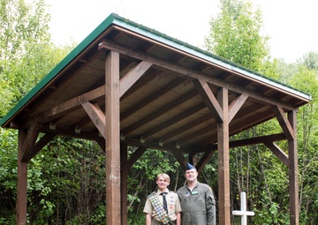 Boy Scout builds pavilion over Yukla 27 crash site