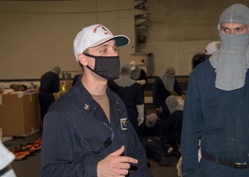 Carl Vinson Sailors Participate in General Quarters Drill