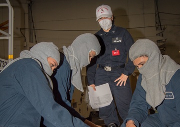 Carl Vinson Sailors Participate in General Quarters Drill