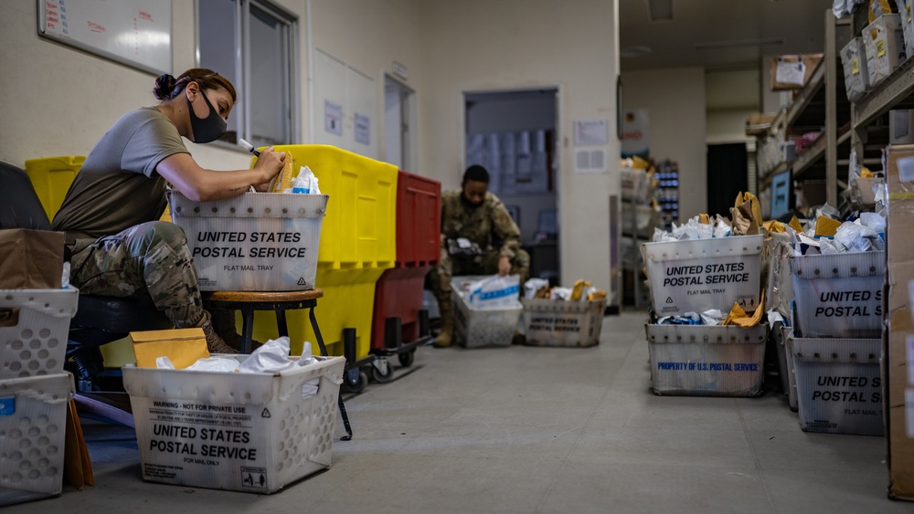 Yokota post office ensures overseas Airmen stay connected