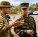 Learning from our partners - U.S. Marines walk through Australian command and control vehicle