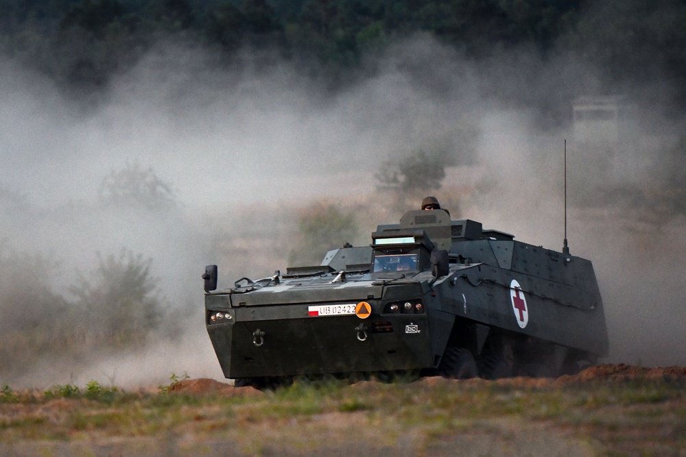 Live Fire Training Exercise in Poland