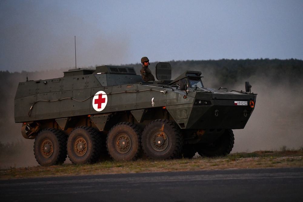 Live Fire Training Exercise in Poland