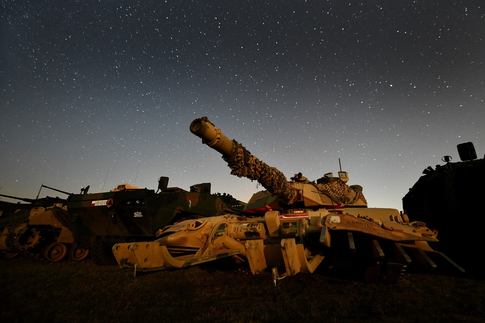 Live Fire Training Exercise in Poland