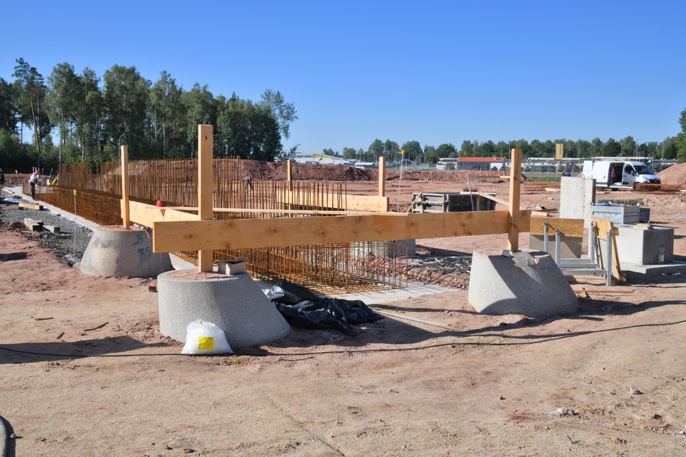 Construction site for future TSC Grafenwoehr