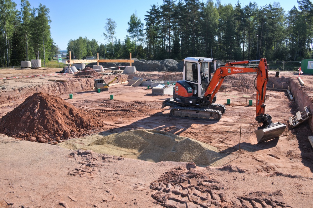 Construction site for future TSC Grafenwoehr