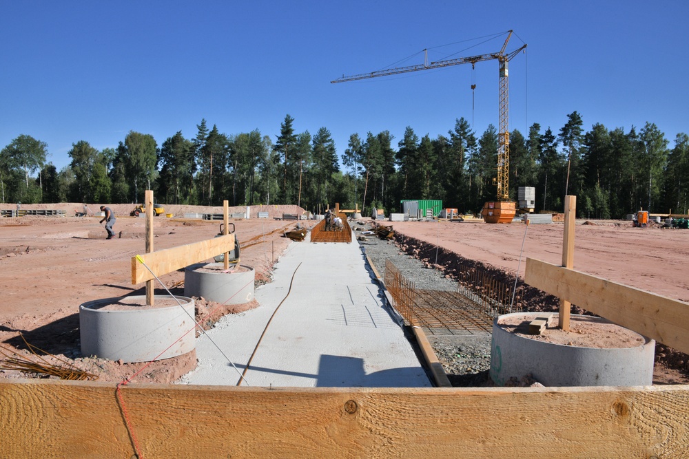 Construction site for future TSC Grafenwoehr