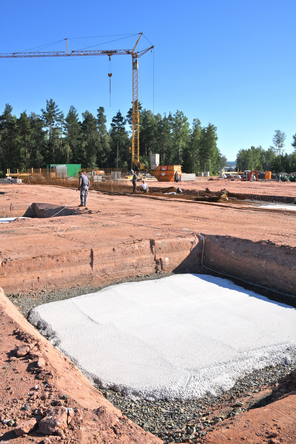 Construction site for future TSC Grafenwoehr