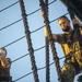 USS Constitution Conducts Climbing Aloft
