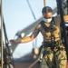USS Constitution Conducts Climbing Aloft