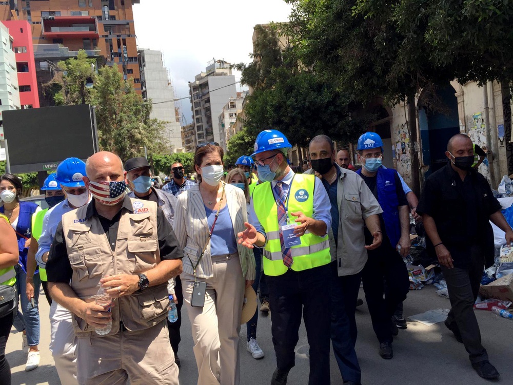 Acting AAID visits Beirut for Humanitarian Relief