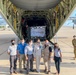 Acting AAID visits Beirut relief supplies plane