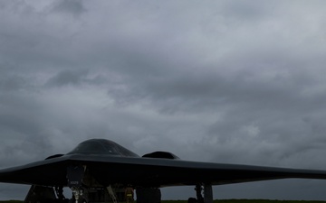 B-2 Spirit arrives at Naval Support Facility Diego Garcia