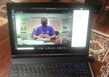 Integrated Logistics Support Center leadership engages workforce in town hall