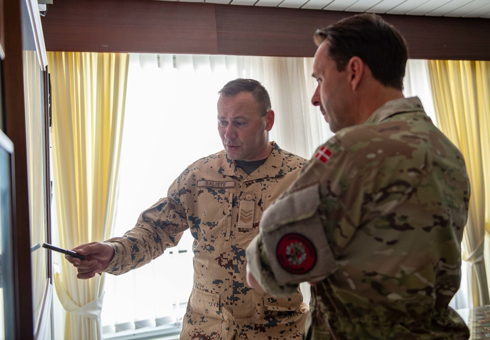 Incoming NATO Mission Iraq Leadership visit SHAPE